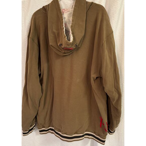 Pepe Jeans Men’s Vintage Embroidered Logo Baggy Y2K Skater Pullover 4X - Picture 2 of 10